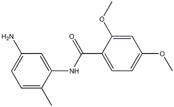 N-(5-amino-2-methylphenyl)-2,4-dimethoxybenzamide 结构式