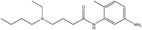 N-(5-amino-2-methylphenyl)-4-[butyl(ethyl)amino]butanamide 结构式