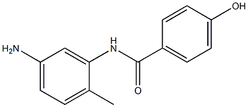 N-(5-amino-2-methylphenyl)-4-hydroxybenzamide 结构式