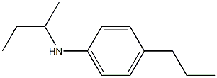 N-(butan-2-yl)-4-propylaniline 结构式