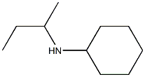 N-(butan-2-yl)cyclohexanamine 结构式
