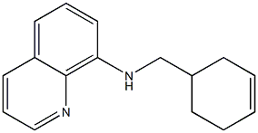 N-(cyclohex-3-en-1-ylmethyl)quinolin-8-amine 结构式