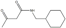 N-(cyclohexylmethyl)-3-oxobutanamide 结构式