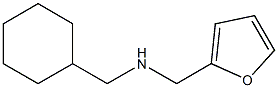 N-(cyclohexylmethyl)-N-(2-furylmethyl)amine 结构式