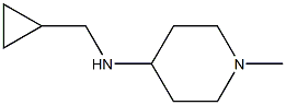 N-(cyclopropylmethyl)-1-methylpiperidin-4-amine 结构式