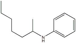 N-(heptan-2-yl)aniline 结构式