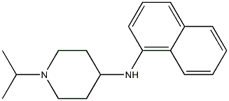 N-(naphthalen-1-yl)-1-(propan-2-yl)piperidin-4-amine 结构式