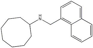 N-(naphthalen-1-ylmethyl)cyclooctanamine 结构式