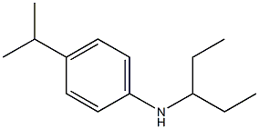 N-(pentan-3-yl)-4-(propan-2-yl)aniline 结构式