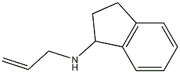 N-(prop-2-en-1-yl)-2,3-dihydro-1H-inden-1-amine 结构式