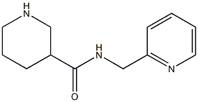 N-(pyridin-2-ylmethyl)piperidine-3-carboxamide 结构式