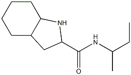 N-(sec-butyl)octahydro-1H-indole-2-carboxamide 结构式