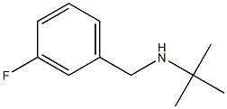 N-(tert-butyl)-N-(3-fluorobenzyl)amine 结构式