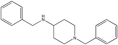 N,1-dibenzylpiperidin-4-amine 结构式