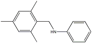 N-[(2,4,6-trimethylphenyl)methyl]aniline 结构式