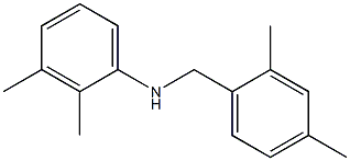 N-[(2,4-dimethylphenyl)methyl]-2,3-dimethylaniline 结构式