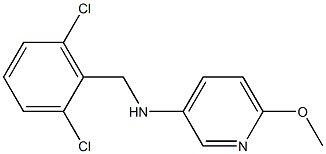 N-[(2,6-dichlorophenyl)methyl]-6-methoxypyridin-3-amine 结构式