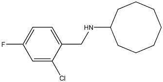 N-[(2-chloro-4-fluorophenyl)methyl]cyclooctanamine 结构式