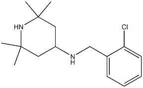 N-[(2-chlorophenyl)methyl]-2,2,6,6-tetramethylpiperidin-4-amine 结构式