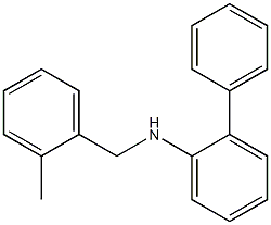 N-[(2-methylphenyl)methyl]-2-phenylaniline 结构式