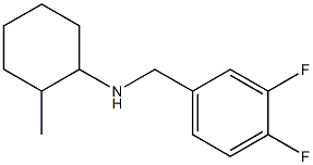 N-[(3,4-difluorophenyl)methyl]-2-methylcyclohexan-1-amine 结构式