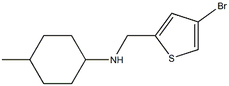 N-[(4-bromothiophen-2-yl)methyl]-4-methylcyclohexan-1-amine 结构式