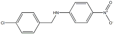 N-[(4-chlorophenyl)methyl]-4-nitroaniline 结构式