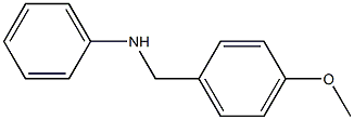 N-[(4-methoxyphenyl)methyl]aniline 结构式