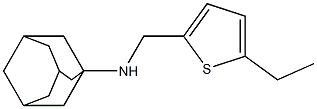 N-[(5-ethylthiophen-2-yl)methyl]adamantan-1-amine 结构式