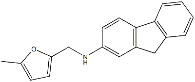 N-[(5-methylfuran-2-yl)methyl]-9H-fluoren-2-amine 结构式