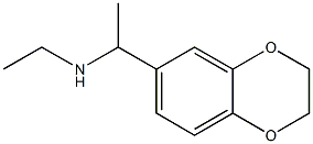 N-[1-(2,3-dihydro-1,4-benzodioxin-6-yl)ethyl]-N-ethylamine 结构式