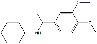 N-[1-(3,4-dimethoxyphenyl)ethyl]cyclohexanamine 结构式