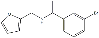 N-[1-(3-bromophenyl)ethyl]-N-(2-furylmethyl)amine 结构式