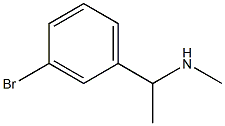 N-[1-(3-bromophenyl)ethyl]-N-methylamine 结构式