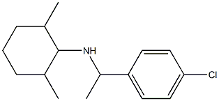 N-[1-(4-chlorophenyl)ethyl]-2,6-dimethylcyclohexan-1-amine 结构式