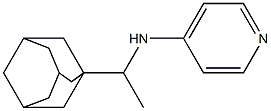 N-[1-(adamantan-1-yl)ethyl]pyridin-4-amine 结构式