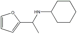 N-[1-(呋喃-2-基)乙基]环己胺 结构式