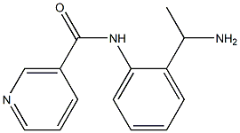 N-[2-(1-aminoethyl)phenyl]nicotinamide 结构式