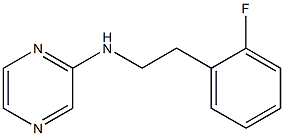 N-[2-(2-fluorophenyl)ethyl]pyrazin-2-amine 结构式