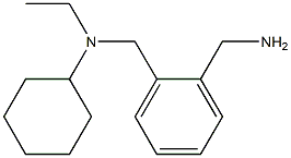 N-[2-(aminomethyl)benzyl]-N-cyclohexyl-N-ethylamine 结构式