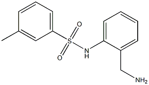 N-[2-(aminomethyl)phenyl]-3-methylbenzenesulfonamide 结构式