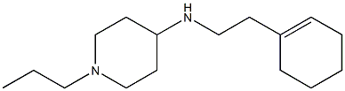 N-[2-(cyclohex-1-en-1-yl)ethyl]-1-propylpiperidin-4-amine 结构式