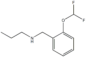 N-[2-(difluoromethoxy)benzyl]-N-propylamine 结构式