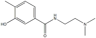 N-[2-(dimethylamino)ethyl]-3-hydroxy-4-methylbenzamide 结构式