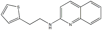 N-[2-(thiophen-2-yl)ethyl]quinolin-2-amine 结构式