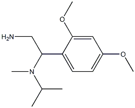 N-[2-amino-1-(2,4-dimethoxyphenyl)ethyl]-N-isopropyl-N-methylamine 结构式