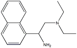 N-[2-amino-2-(1-naphthyl)ethyl]-N,N-diethylamine 结构式