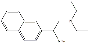 N-[2-amino-2-(2-naphthyl)ethyl]-N,N-diethylamine 结构式