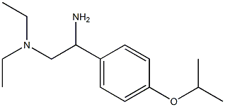 N-[2-amino-2-(4-isopropoxyphenyl)ethyl]-N,N-diethylamine 结构式