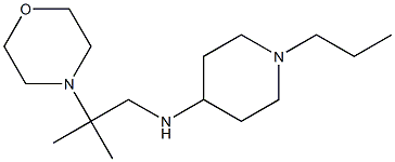 N-[2-methyl-2-(morpholin-4-yl)propyl]-1-propylpiperidin-4-amine 结构式